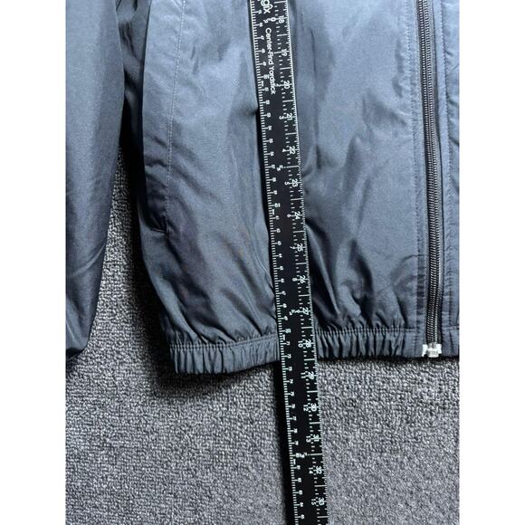 Nike Jacket Mens Large Gray Windbreaker Full Zip Reflective Stripe 404561-010 - Picture 7 of 7